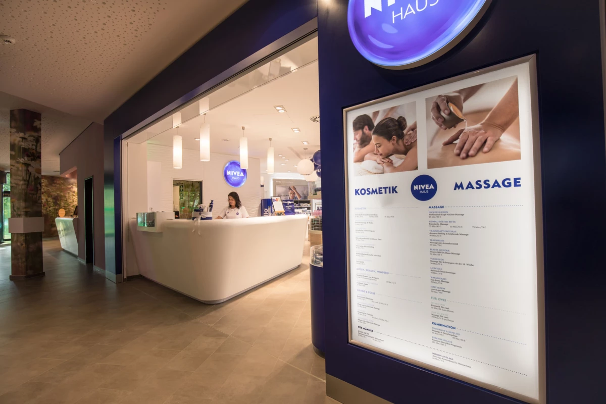 Toegang tot de NIVEA winkel