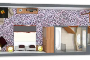 Plattegrond Plattegrond van een slaapkamer