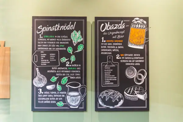 Paneel met handgeschreven tekst