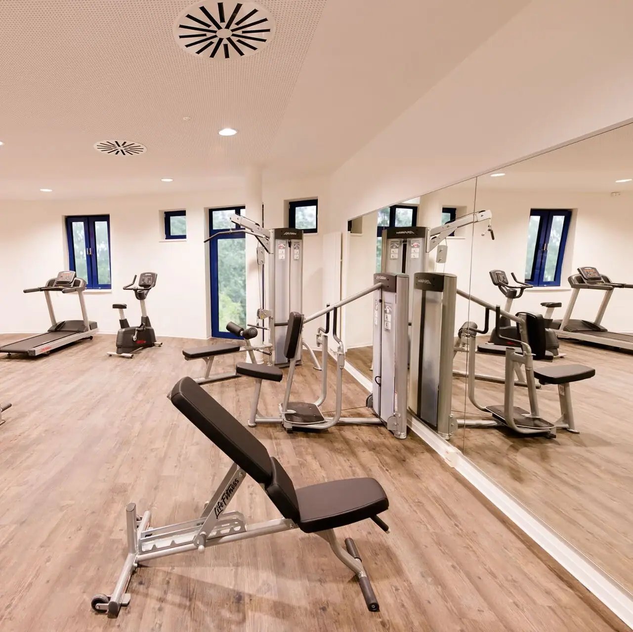 Fitnessruimte bij aja Warnemünde