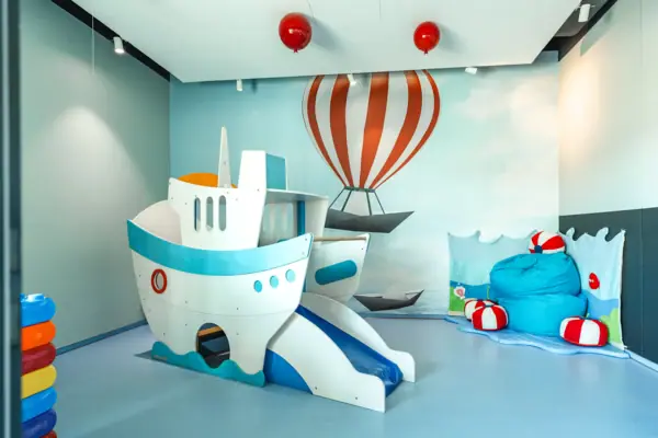 Speelhoek voor kinderen in het aja Travemünde.