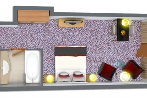 Plattegrond Plattegrond van een kamer